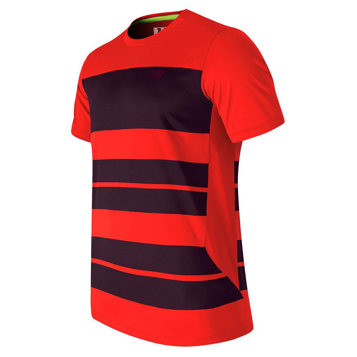 New Balance Mens Tournament Dyed Crew Flame Red