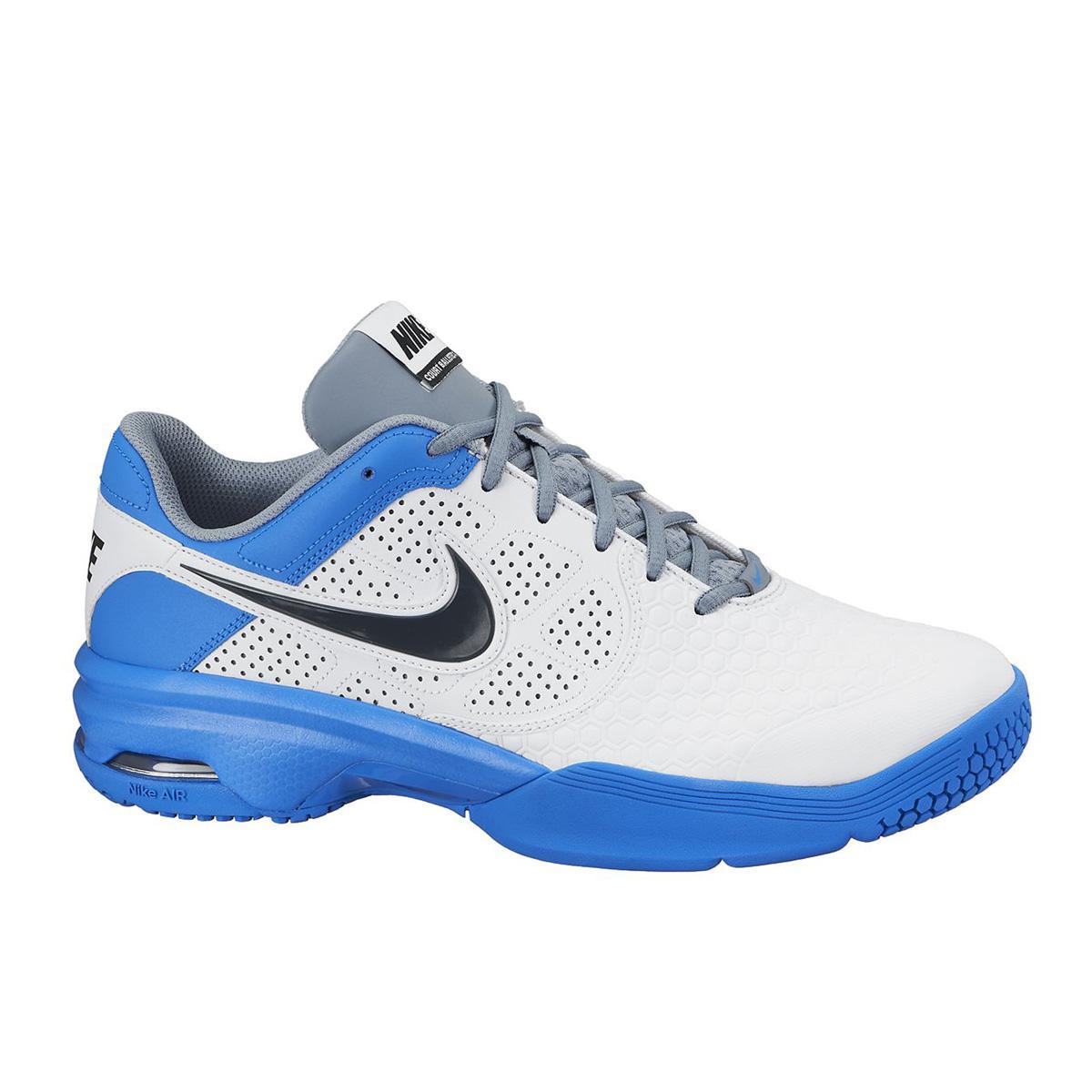comedia Ciencias Sociales debajo Nike Mens Air CourtBallistic 4.1 Tennis Shoes - White/Photo Blue -  Tennisnuts.com