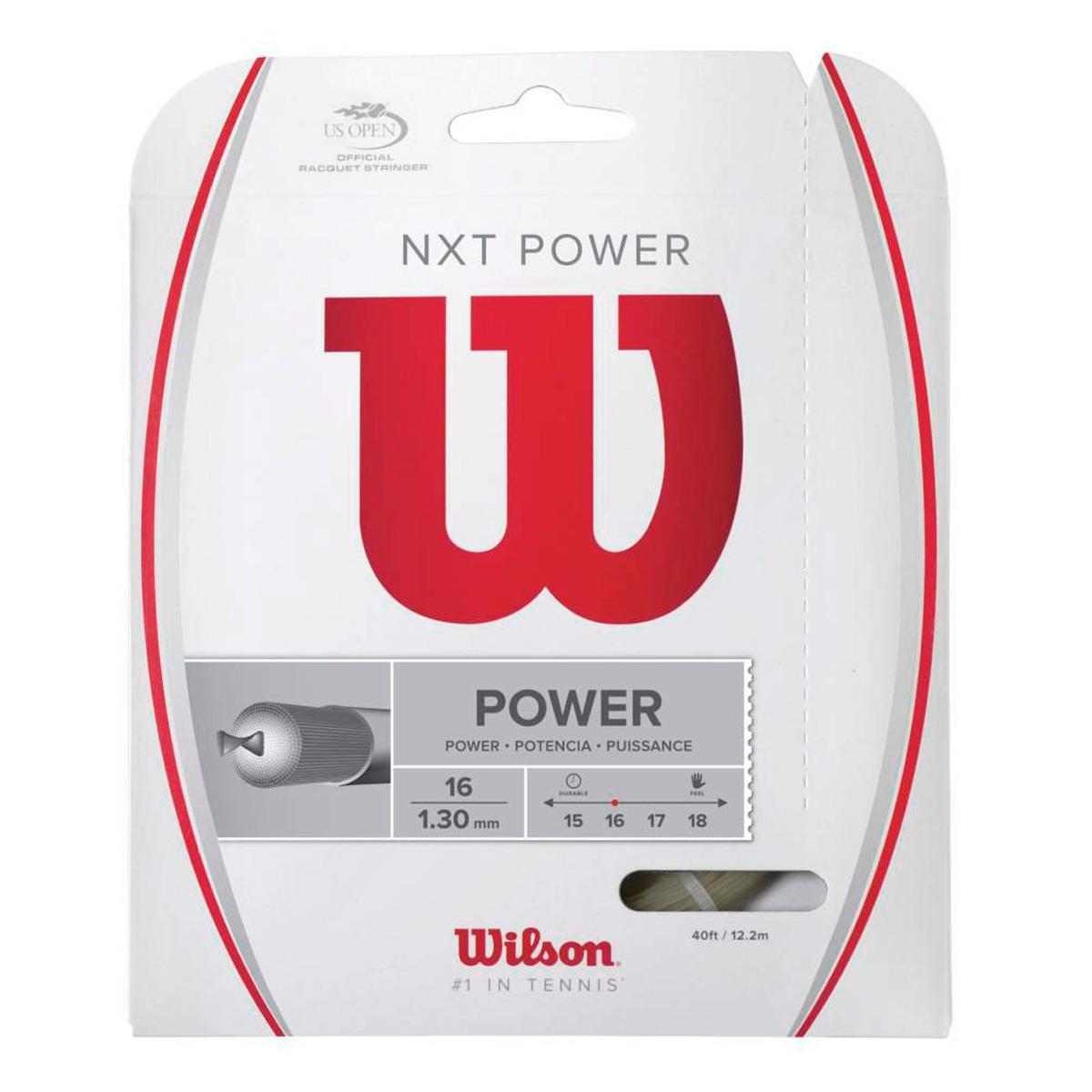 Wilson NXT Power Tennis String Set Natural