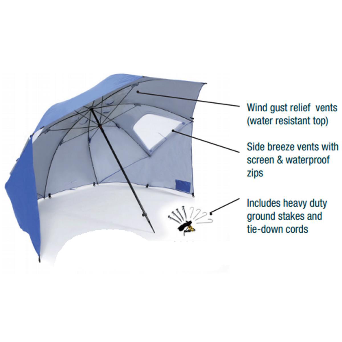 SKLZ SportsBrella / Camping Umbrella XL Blue