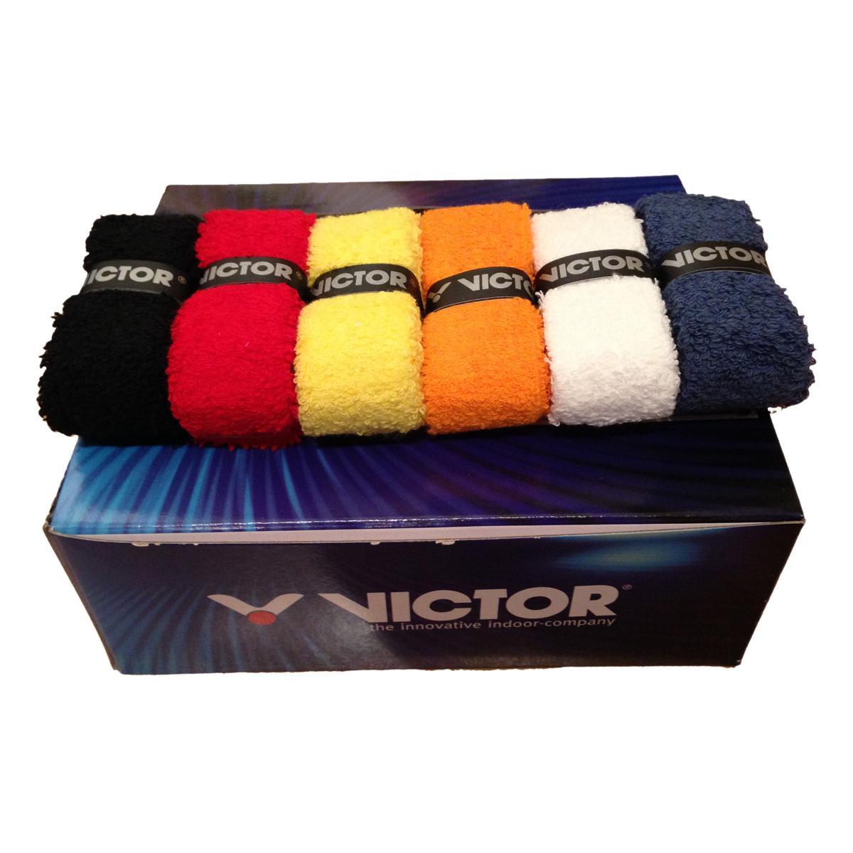 Victor Badminton Towel Grips (Box of 25) Assorted Colours