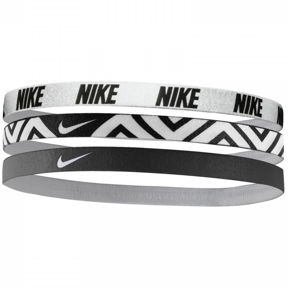 Nike Printed Headbands (Pack of 3) White/Black