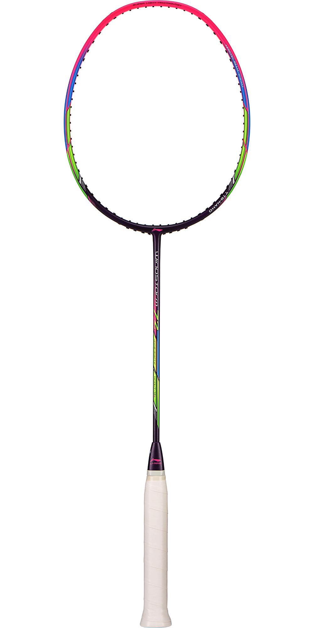 li ning windstorm 72 badminton racket purple tennisnuts com