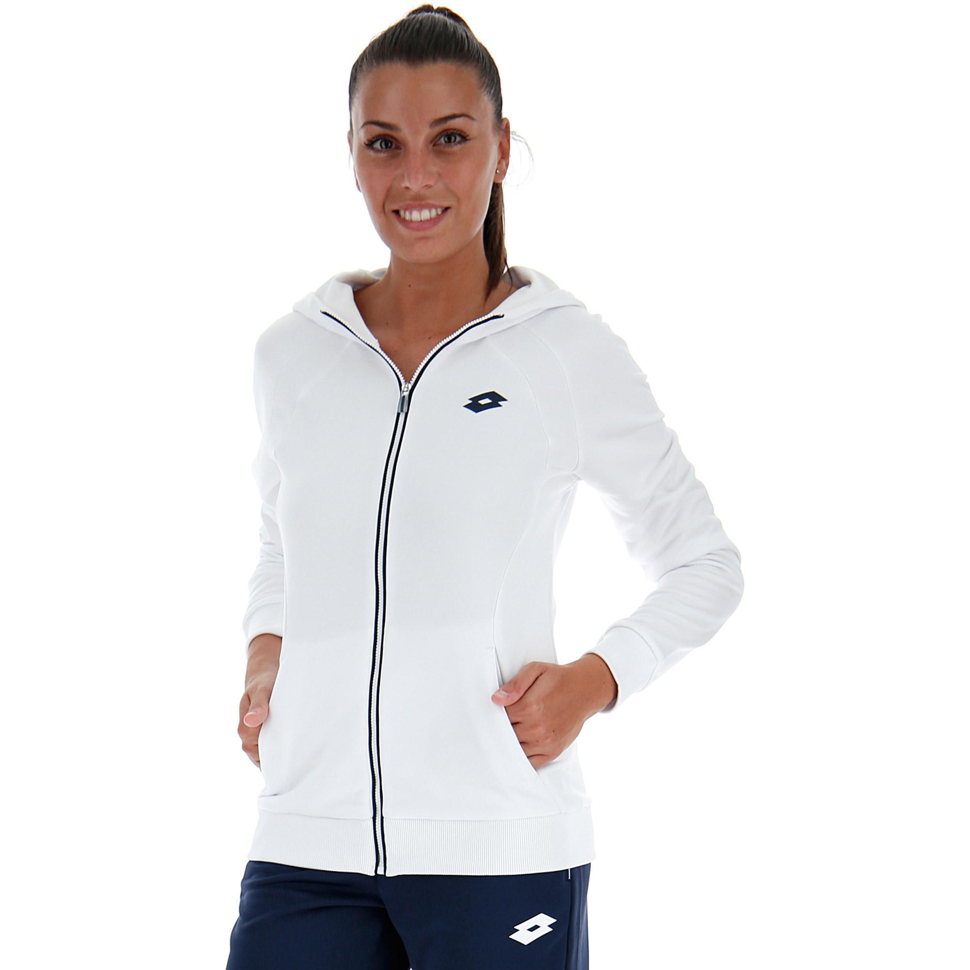 womens white zip hoodie
