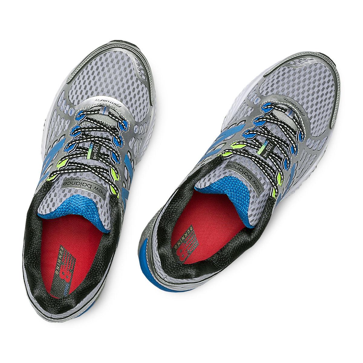 New Balance M1260v4 Mens Running Shoes - Silver/Blue -