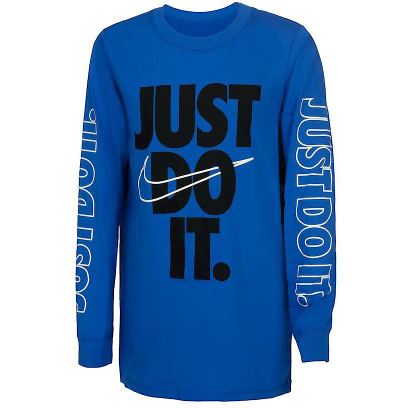 Nike Boys Sportswear Long Sleeve JDI Top - Signal Blue - Tennisnuts.com