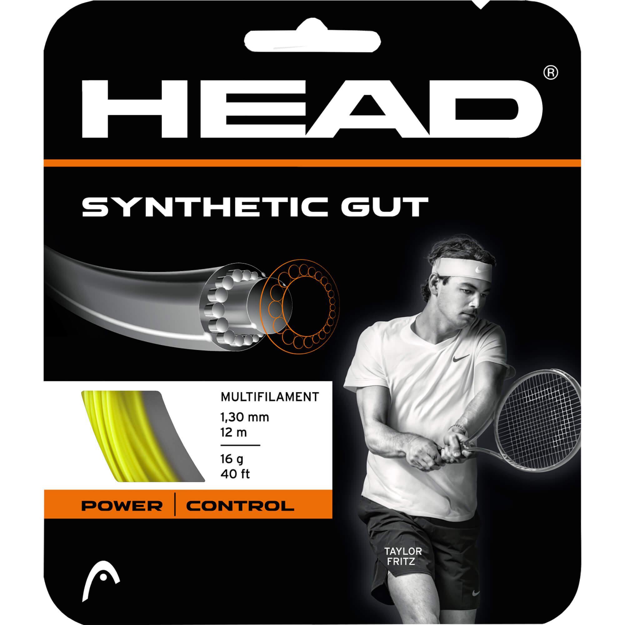 Head Synthetic Gut 1.30mm 12M Packet - Yellow