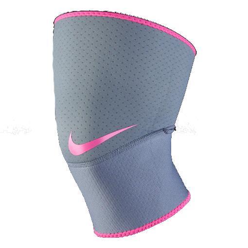 Nike Pro Closed Patella Knee Sleeve 2.0 - Grey/Pink Pow 