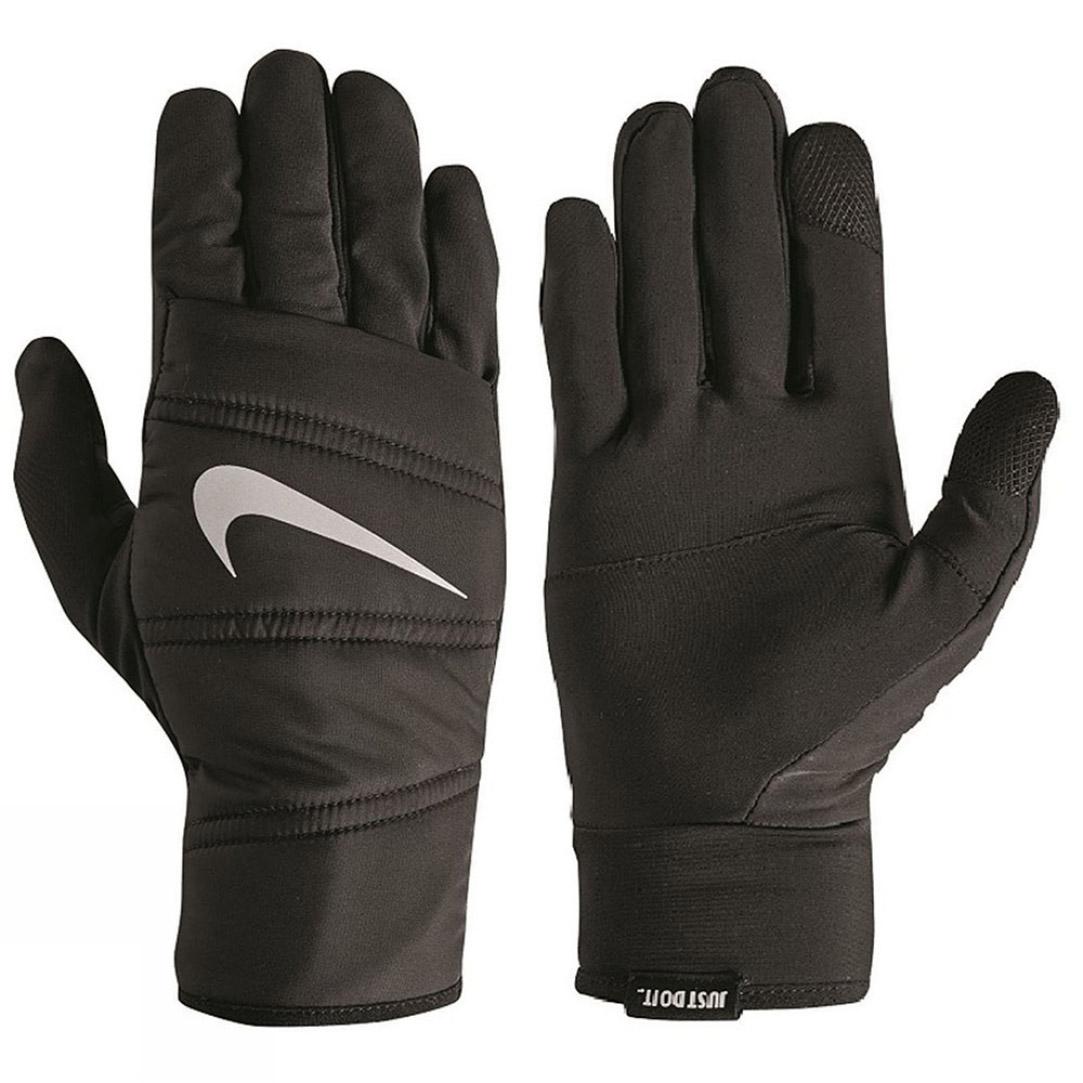 Nike Womens Quilted Running Gloves - Black - Tennisnuts.com