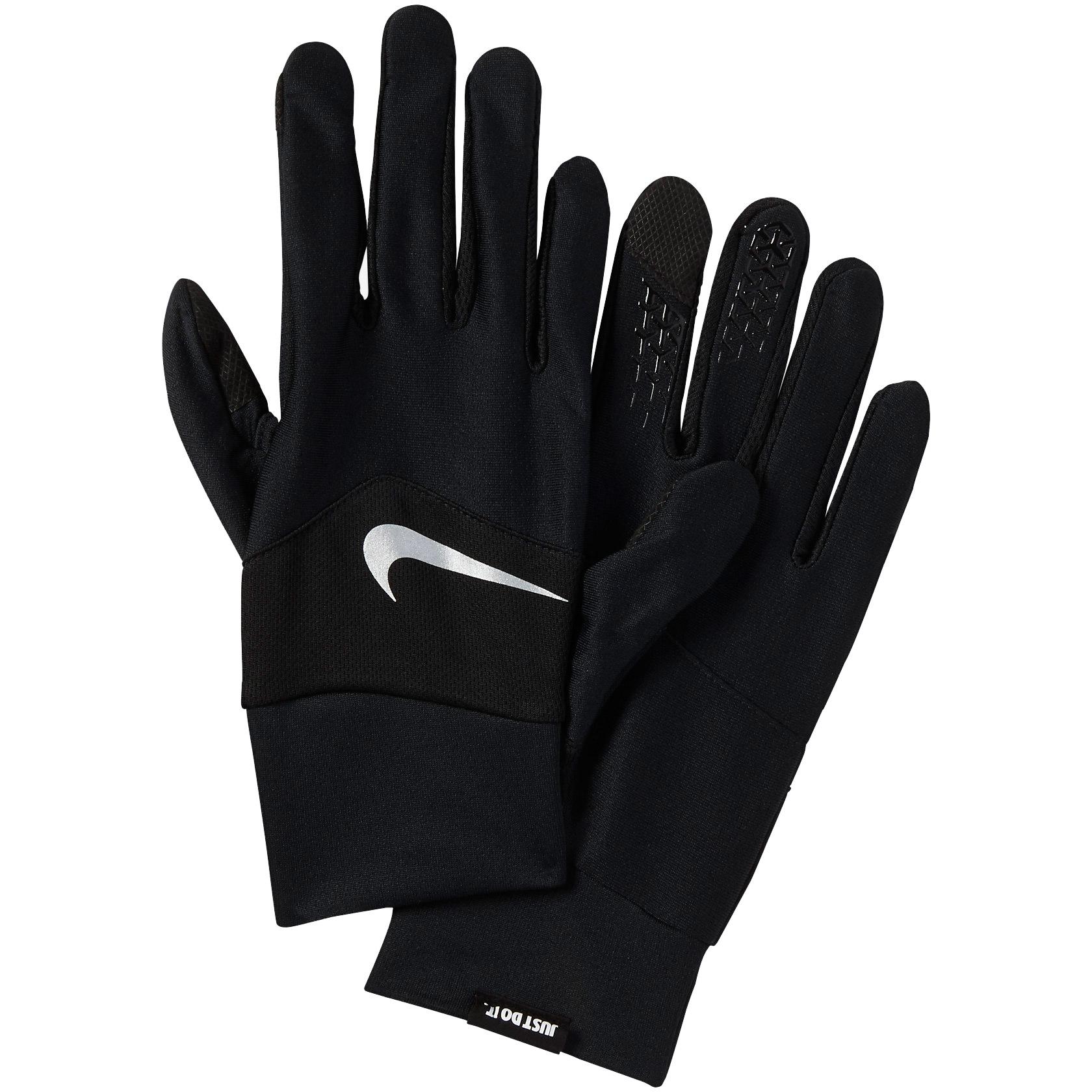 Nike Mens Dri-Fit Tempo 2.0 Running Gloves - Black - Tennisnuts.com