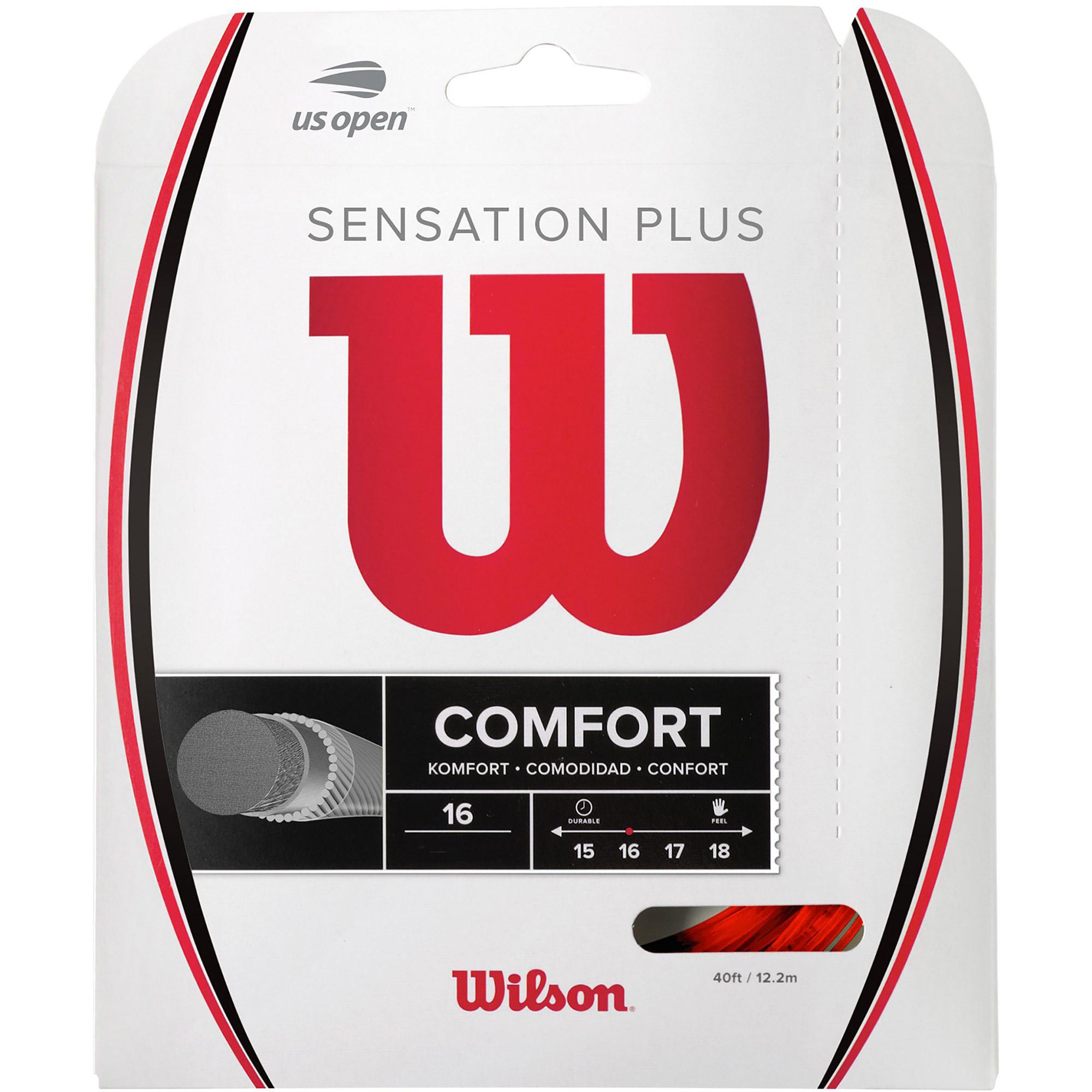 Wilson Sensation Plus Tennis String Set Red