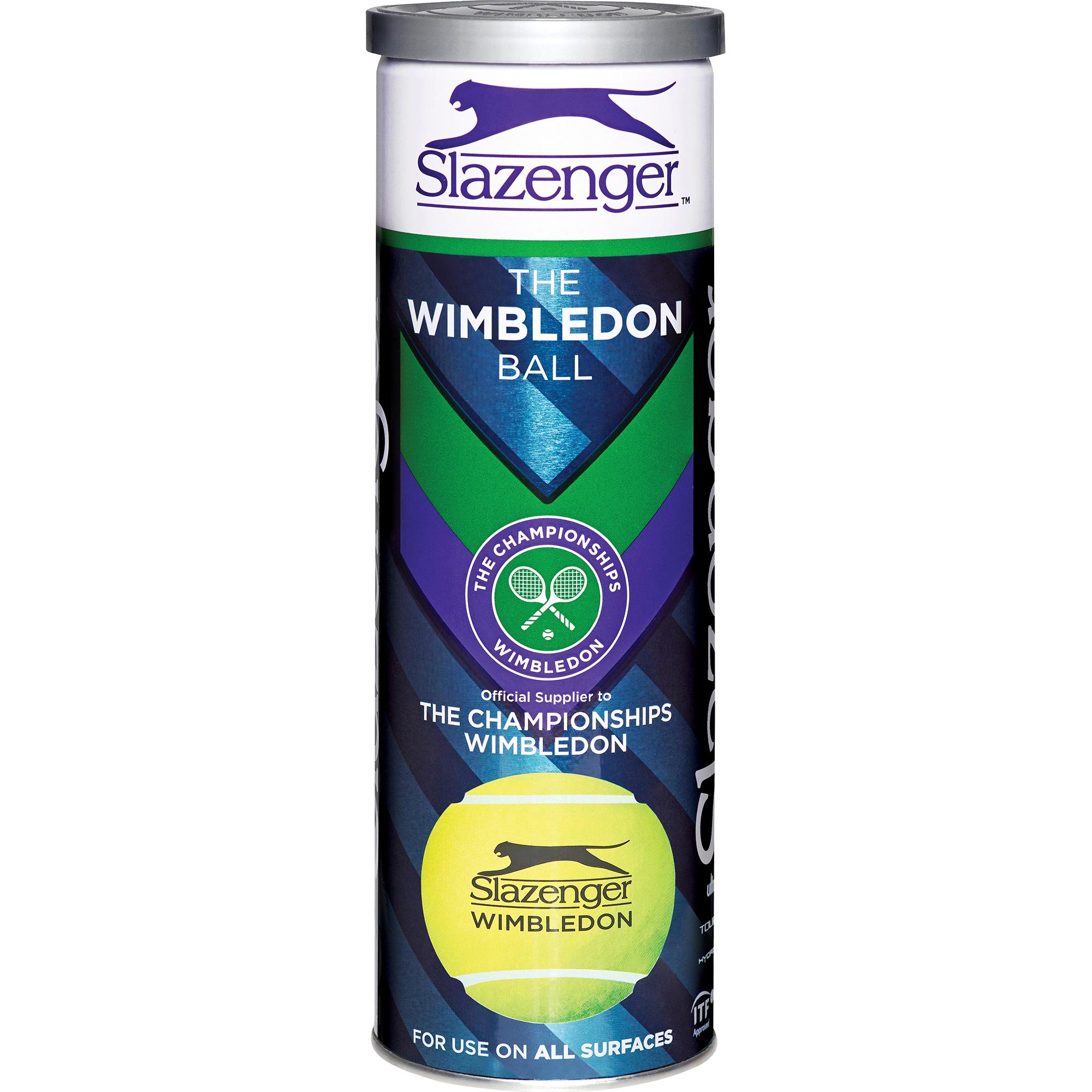 Slazenger Wimbledon Tennis Balls (3 Ball Can)
