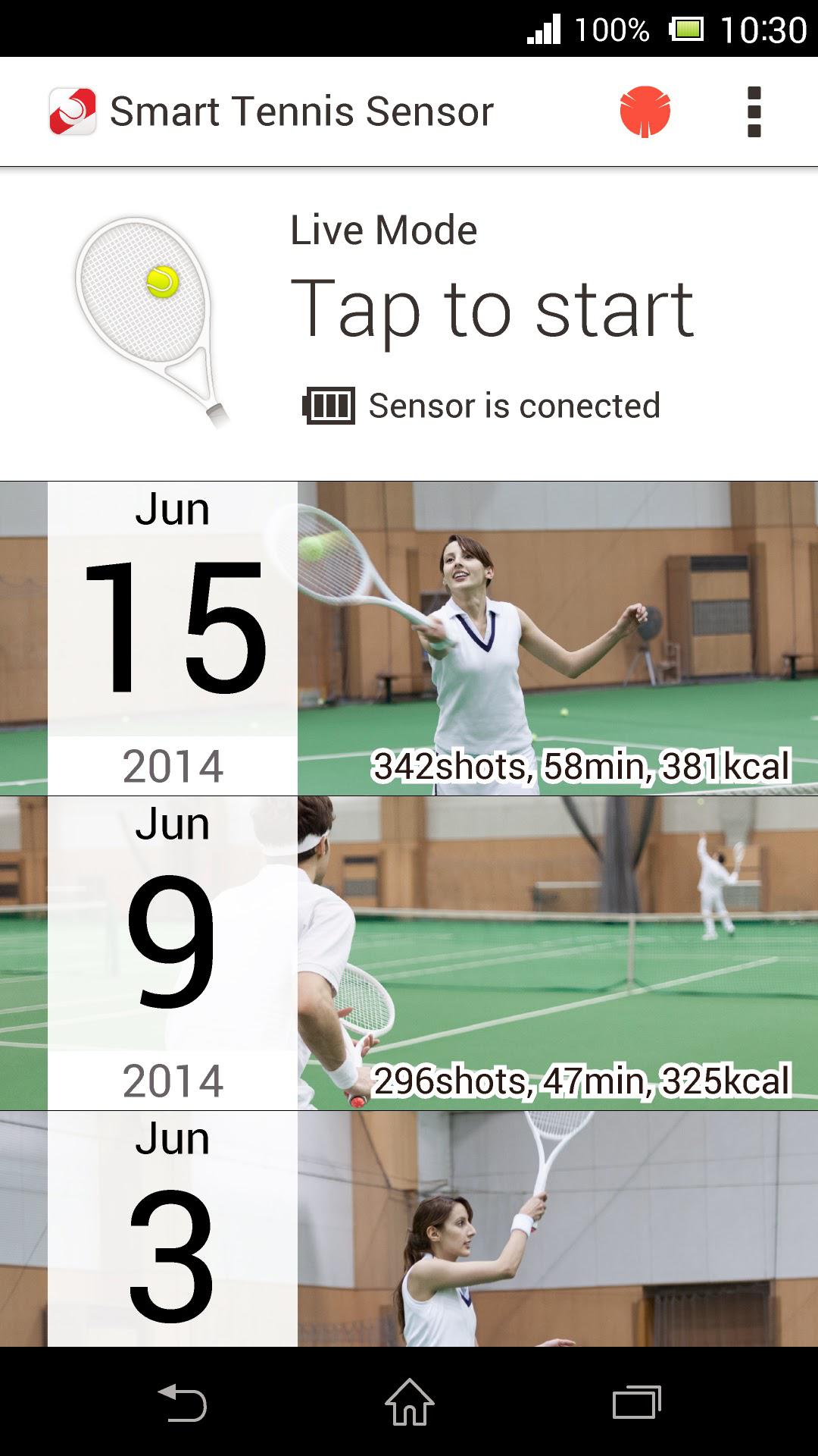 Sony Smart Sensor for Tennis Rackets