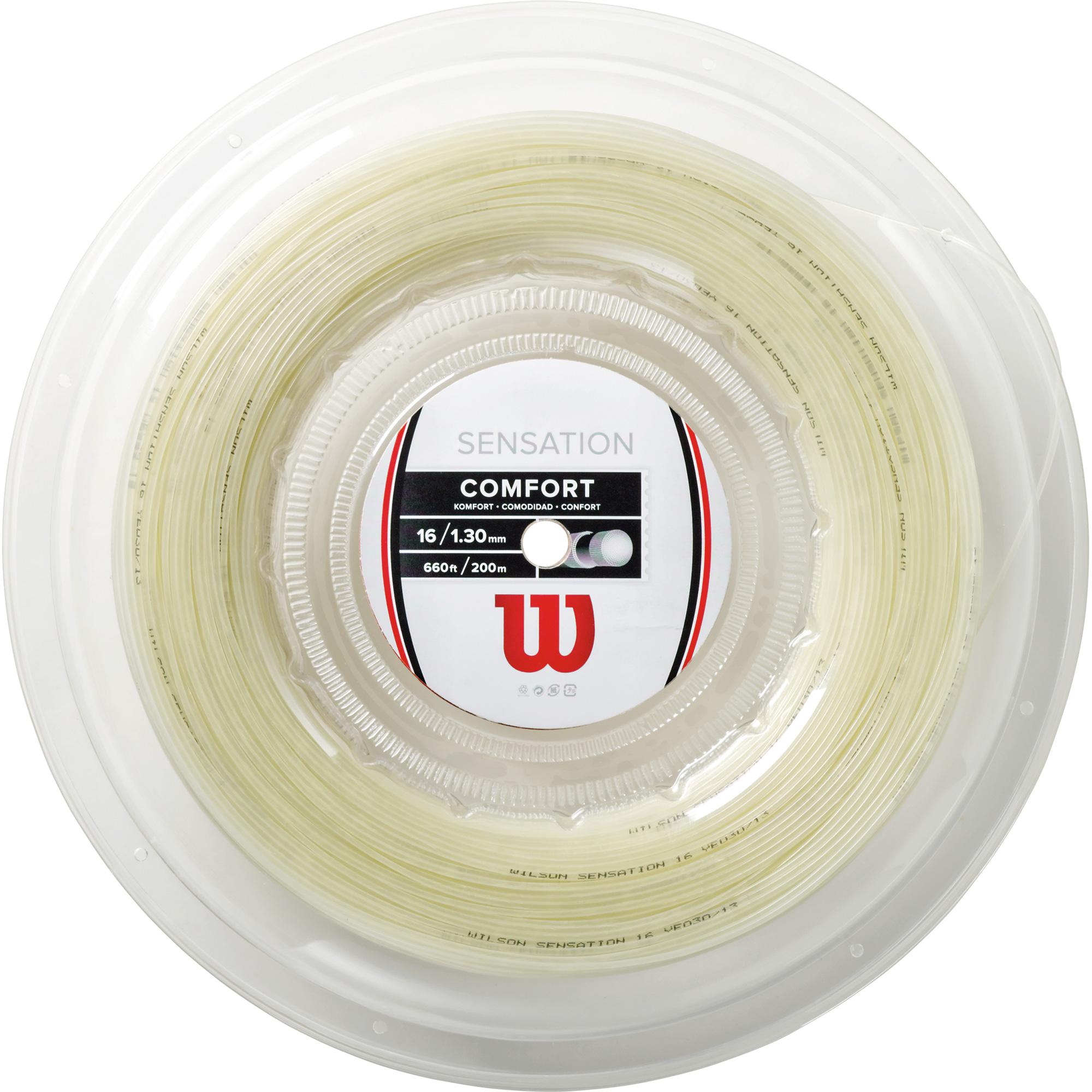 Wilson Sensation 200m Tennis String Reel Natural