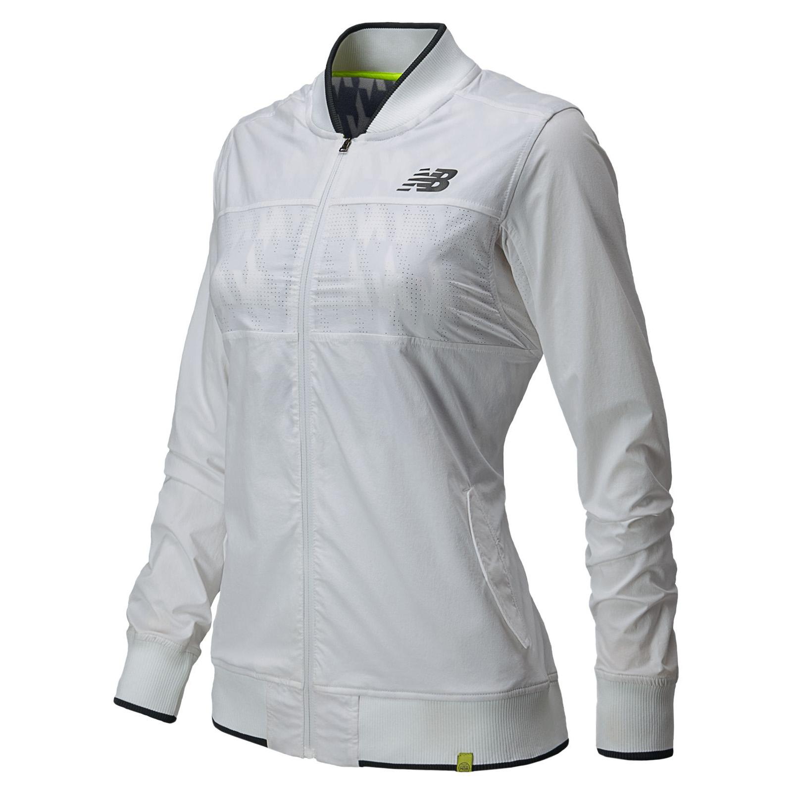 New Balance Womens Tournament Warm Up Jacket White