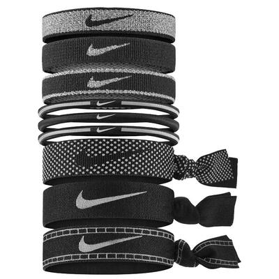 Nike Ponytail Holders (Pack of 9) - Black - main image