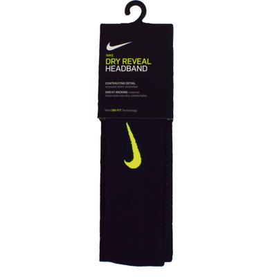Nike Dri-FIT Reveal Headband - Black/Volt - main image