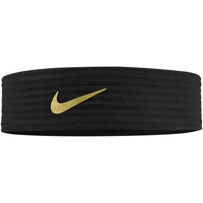 Nike Navelty Ribbed Headband - Black/Gold - main image