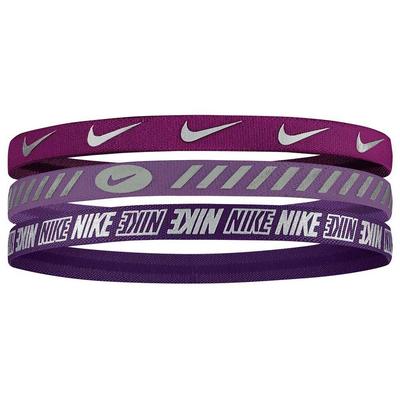 Nike Metallic Hairbands (Pack of 3) - Pink/Purple - main image