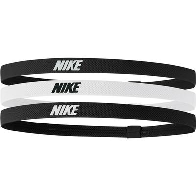 Nike Elasticated Hairbands (Pack of 3) - Black/White - main image