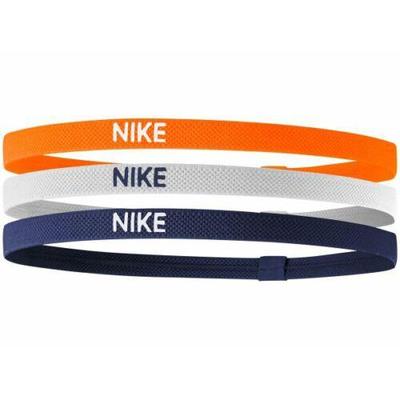 Nike Elasticated Hairbands (Pack of 3) - Blue/Orange/White - main image