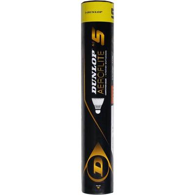 Dunlop Aeroflite No.5 Feather Badminton Shuttlecocks (1 Dozen)