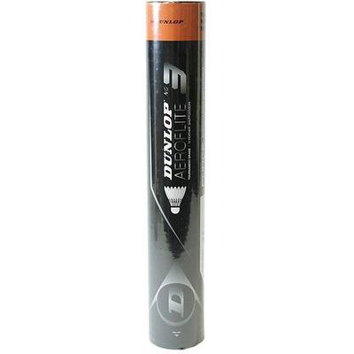 Dunlop Aeroflite No.3 Feather Badminton Shuttlecocks (1 Dozen)