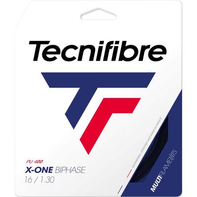 Tecnifibre X-One Biphase Tennis String Set - Black - main image