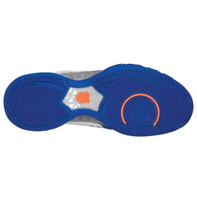K-Swiss Mens BigShot Light Tennis Shoes - White/Blue/Orange - main image