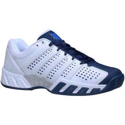 K-Swiss Mens BigShot Light 2.5 Tennis Shoes - White/Blue - main image