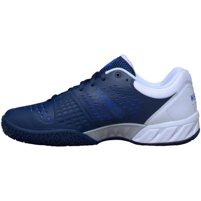 K-Swiss Mens BigShot Light 2.5 Omni Tennis Shoes - White/Blue - main image