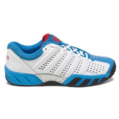 K-Swiss Mens BigShot Light 2.5 Omni Tennis Shoes - White/Blue/Red - main image