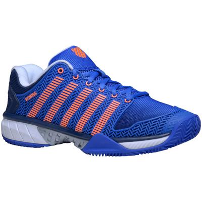 K-Swiss Mens Hypercourt Express Tennis Shoes - Blue/Orange - main image