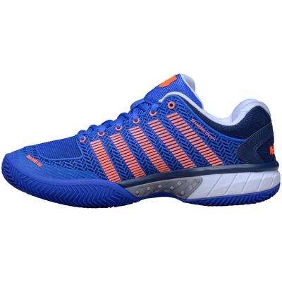 K-Swiss Mens Hypercourt Express Tennis Shoes - Blue/Orange - main image