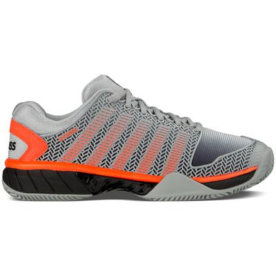 K-Swiss Mens Hypercourt Express HB Tennis Shoes - Grey/Orange - main image