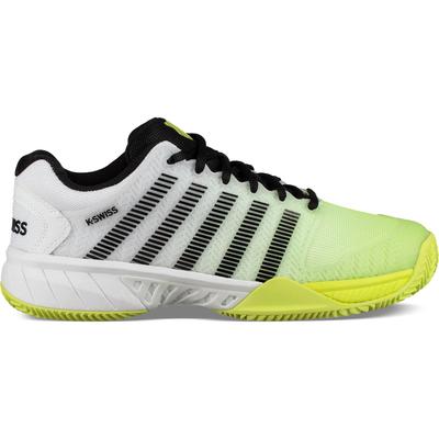 K-Swiss Mens Hypercourt Express HB Tennis Shoes - White/Neon Yellow - main image