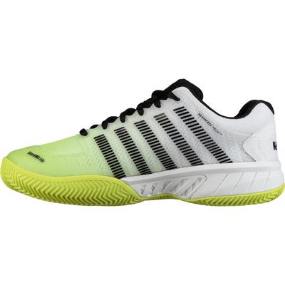 K-Swiss Mens Hypercourt Express HB Tennis Shoes - White/Neon Yellow - main image