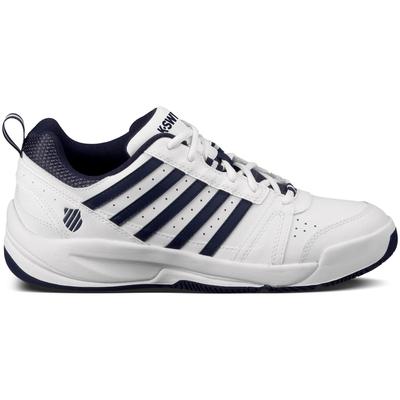K-Swiss Mens Vendy II All Court Shoes - White/Navy