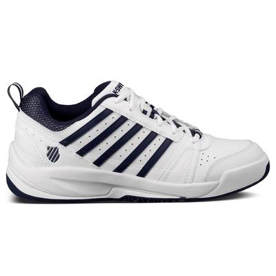 K-Swiss Mens Vendy II Omni Court Shoes - White/Navy