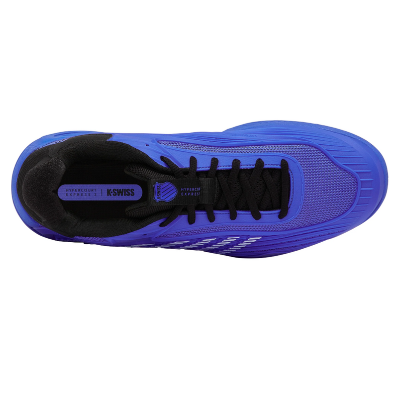 K-Swiss Mens Hypercourt Express 3 Tennis Shoes - Dazzling Blue/Black/White - main image