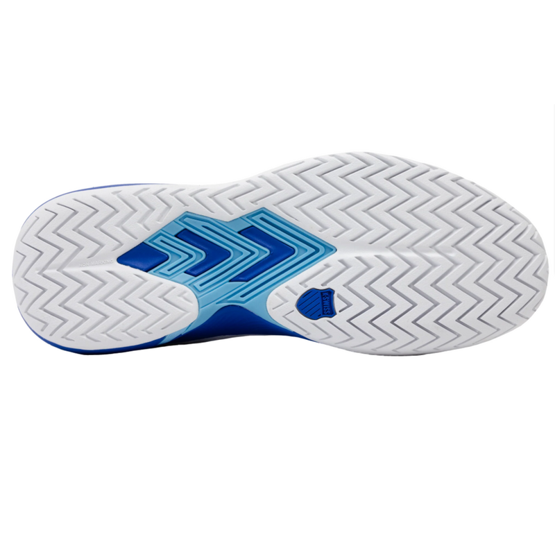 K-Swiss Mens Ultrashot Light Tennis Shoes- White / Dazzling Blue / Baltic Sea - main image