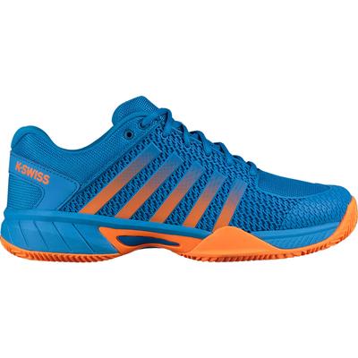 K-Swiss Mens Express Light HB Tennis Shoes - Brilliant Blue/Neon Orange - main image