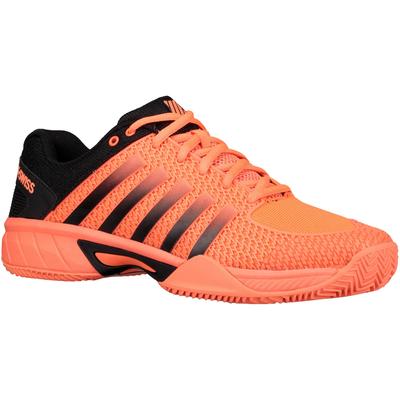 K-Swiss Mens Express Light HB Tennis Shoes - Neon Blaze/Black - main image