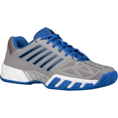 K-Swiss Mens BigShot Light 3.0 All-Court Shoes - Titanium/Black/Blue - main image