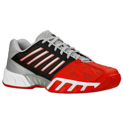 K-Swiss Mens BigShot Light 3.0 All-Court Shoes - Red/Black/Silver - main image