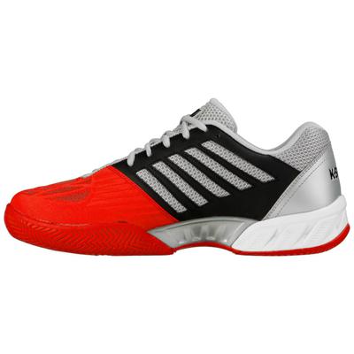 K-Swiss Mens BigShot Light 3.0 All-Court Shoes - Red/Black/Silver