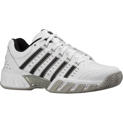 K-Swiss Mens Bigshot Light LTR Tennis Shoes - White/Black/Silver