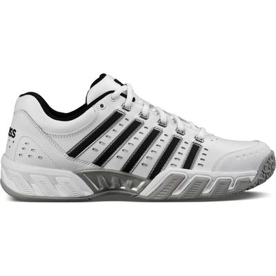 K-Swiss Mens BigShot Light LTR Omni Tennis Shoes - White/Black/Silver