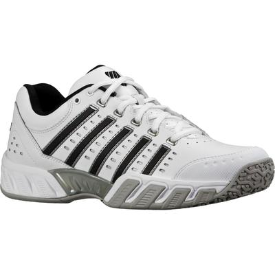 K-Swiss Mens BigShot Light LTR Omni Tennis Shoes - White/Black/Silver - main image
