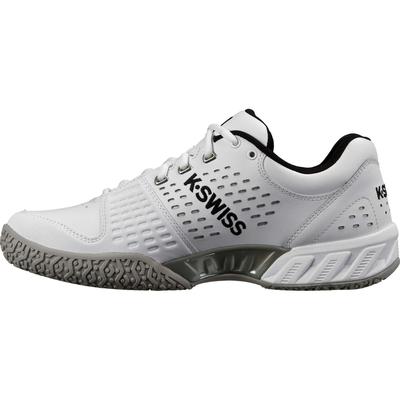K-Swiss Mens BigShot Light LTR Omni Tennis Shoes - White/Black/Silver - main image